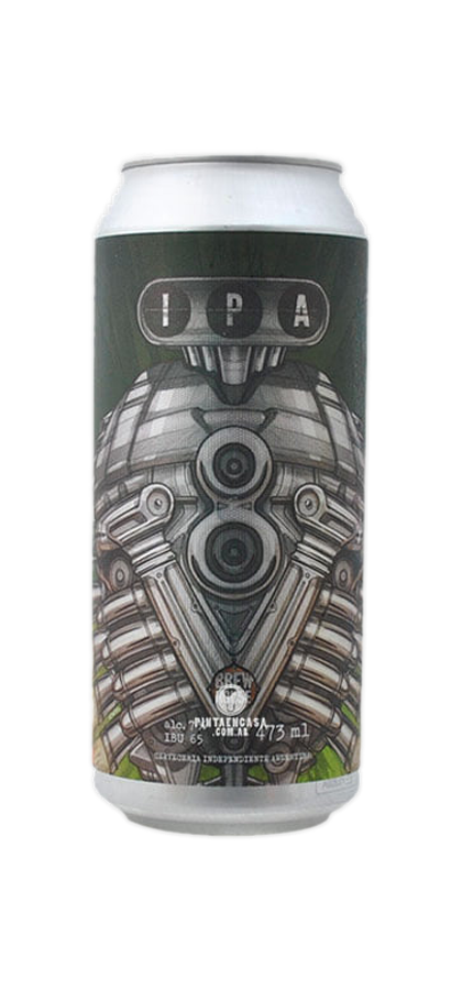 Lata cerveza ipa brewmotor
